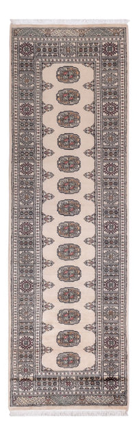 Alfombra de pasillo Alfombra Pakistani - 254 x 77 cm - beige