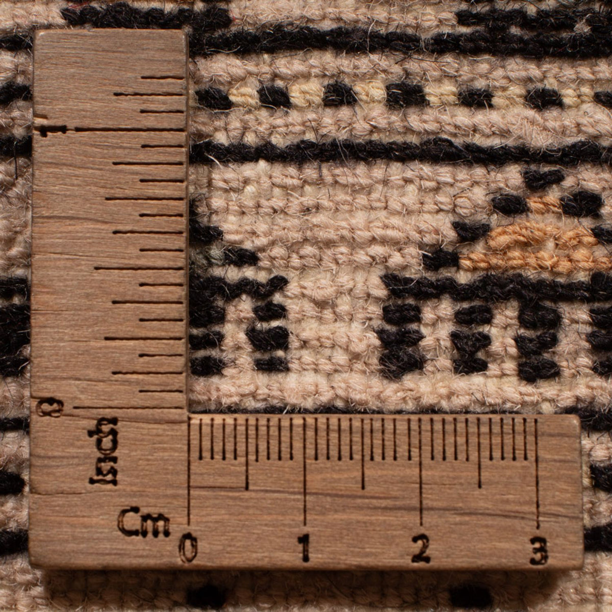 Alfombra de pasillo Alfombra Pakistani - 254 x 77 cm - beige