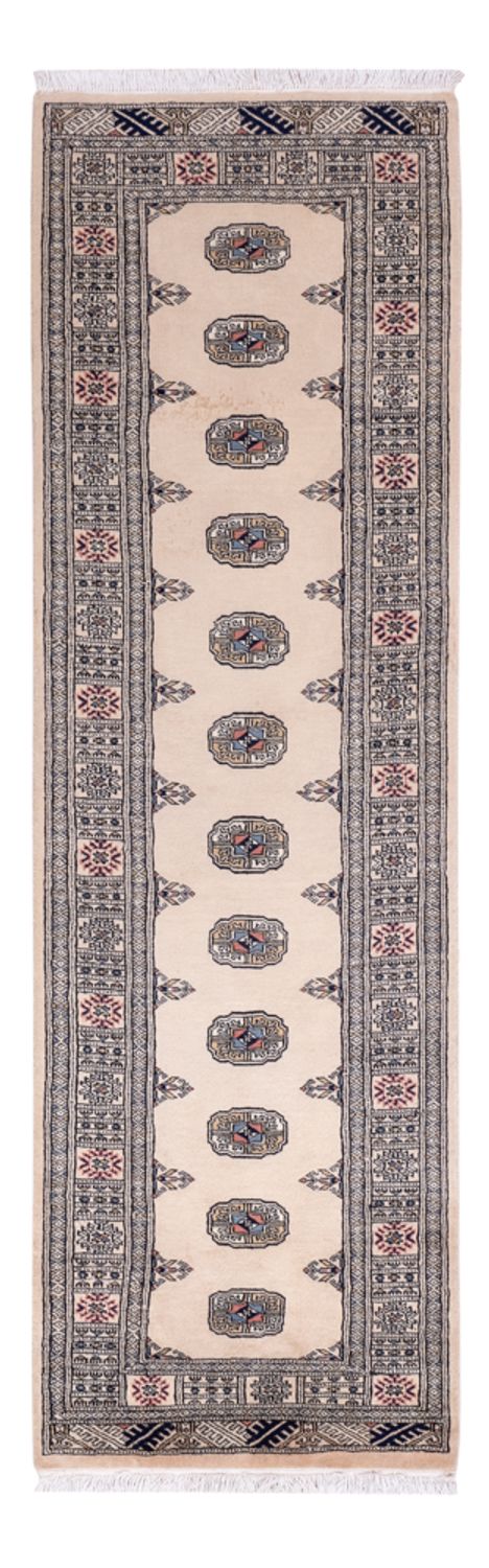 Alfombra de pasillo Alfombra Pakistani - 253 x 79 cm - beige