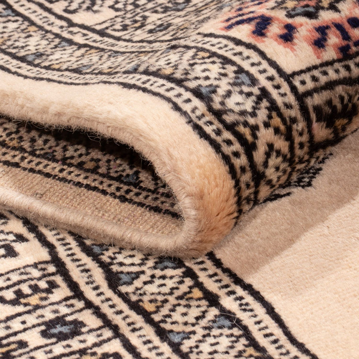 Alfombra de pasillo Alfombra Pakistani - 253 x 79 cm - beige