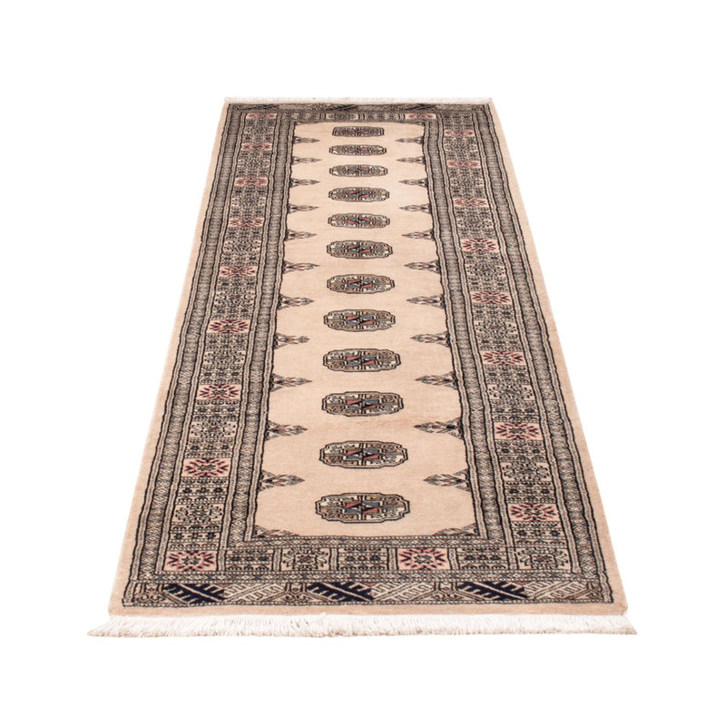 Alfombra de pasillo Alfombra Pakistani - 253 x 79 cm - beige
