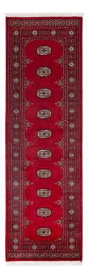 Alfombra de pasillo Alfombra Pakistani - 242 x 76 cm - rojo