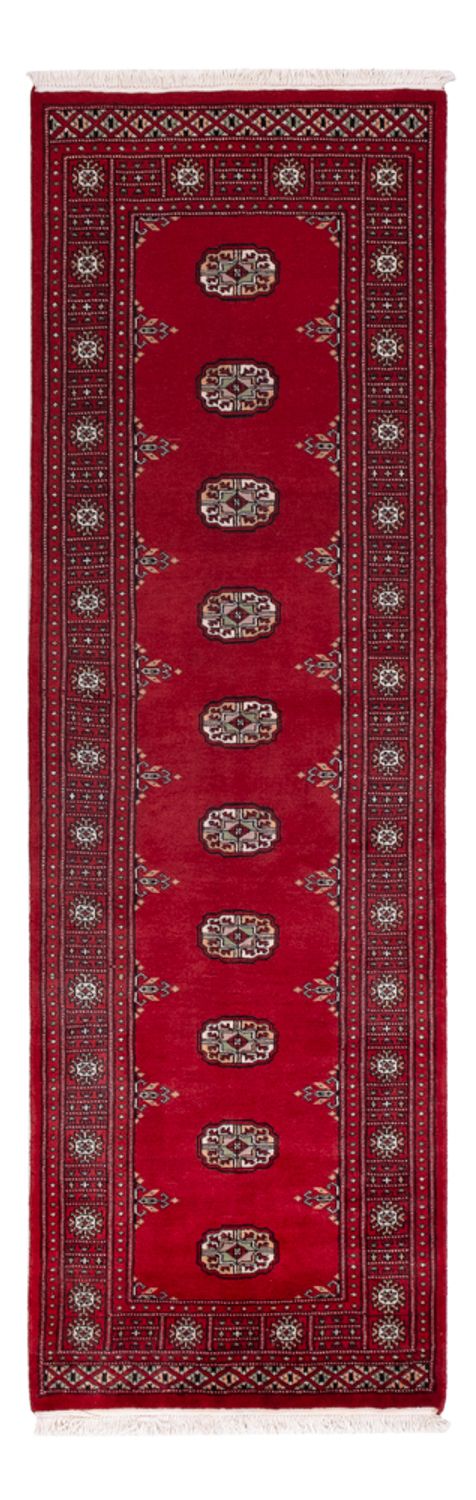 Alfombra de pasillo Alfombra Pakistani - 242 x 76 cm - rojo