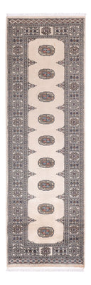Alfombra de pasillo Alfombra Pakistani - 247 x 77 cm - beige