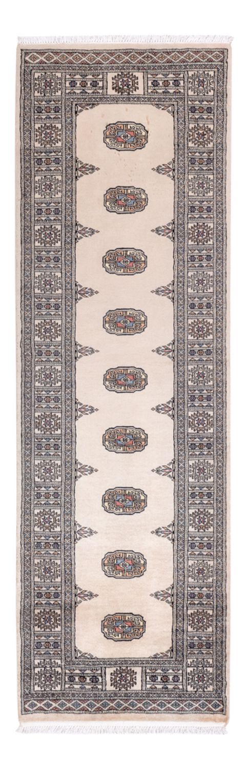 Alfombra de pasillo Alfombra Pakistani - 247 x 77 cm - beige