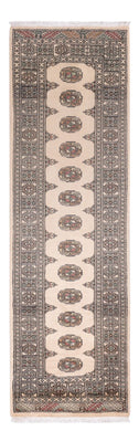 Alfombra de pasillo Alfombra Pakistani - 248 x 77 cm - beige