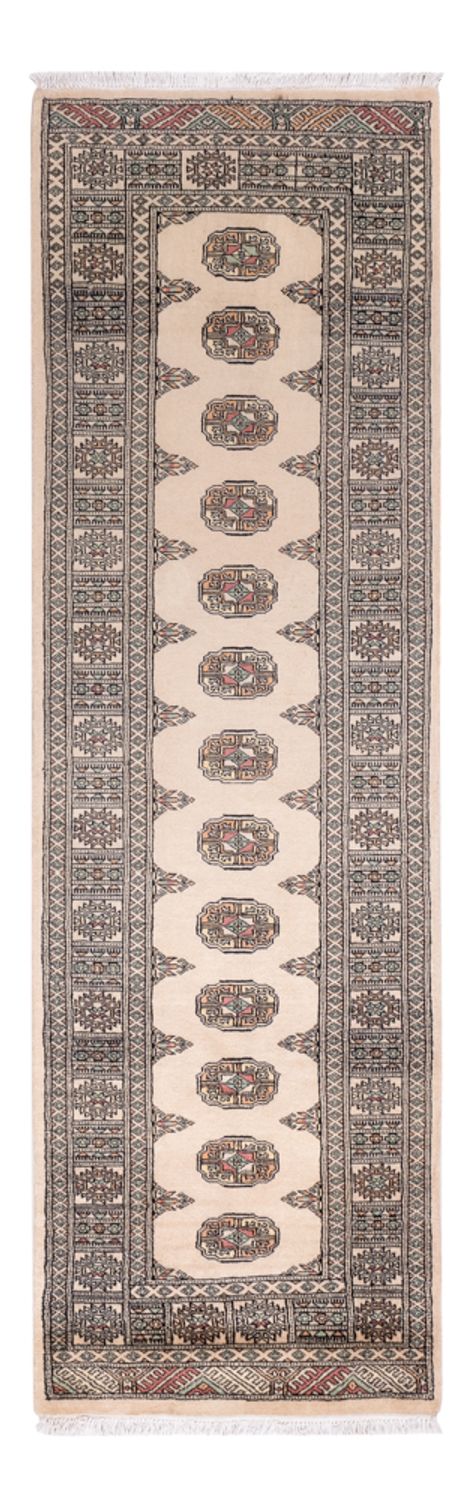Alfombra de pasillo Alfombra Pakistani - 248 x 77 cm - beige