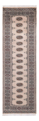 Alfombra de pasillo Alfombra Pakistani - 237 x 77 cm - beige