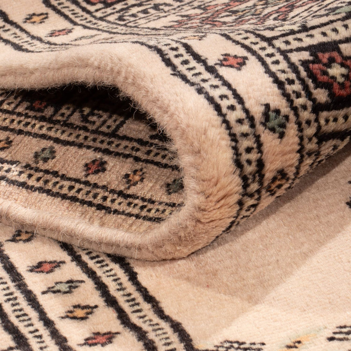 Alfombra de pasillo Alfombra Pakistani - 237 x 77 cm - beige