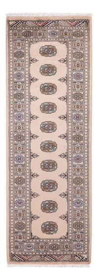 Alfombra de pasillo Alfombra Pakistani - 224 x 79 cm - beige