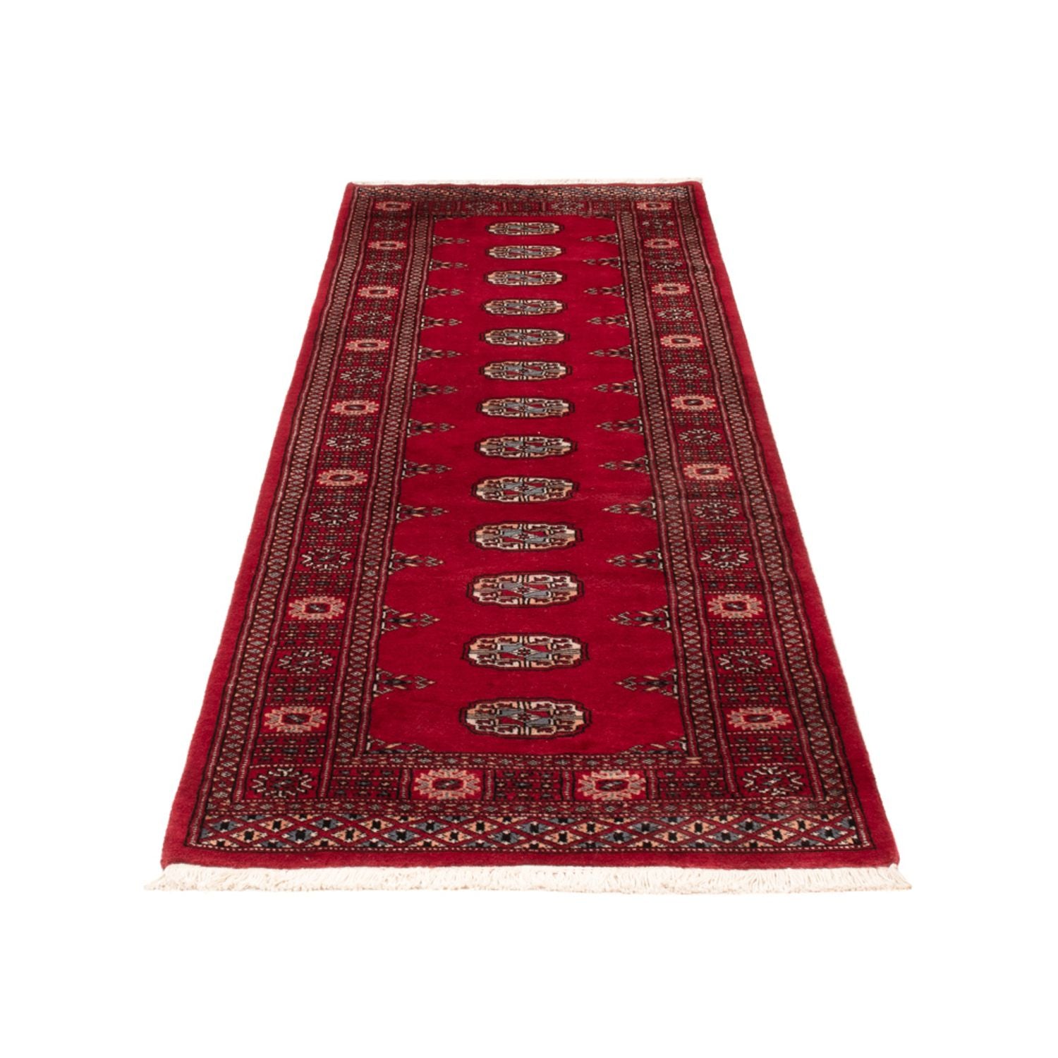 Alfombra de pasillo Alfombra Pakistani - 259 x 80 cm - rojo