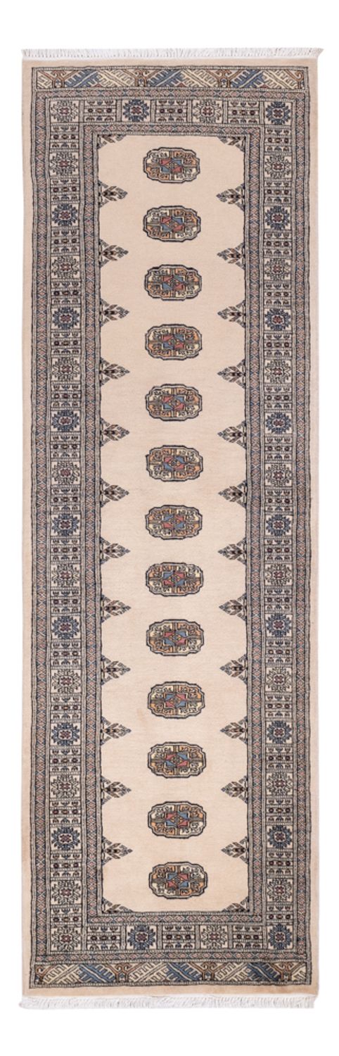 Alfombra de pasillo Alfombra Pakistani - 246 x 78 cm - beige