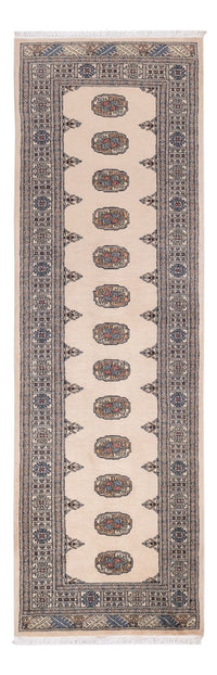 Alfombra de pasillo Alfombra Pakistani - 246 x 78 cm - beige