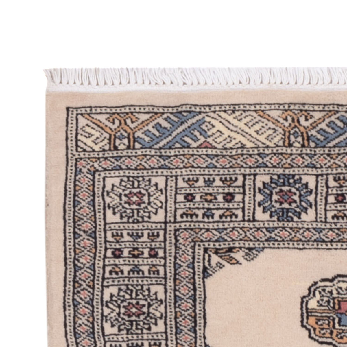 Alfombra de pasillo Alfombra Pakistani - 246 x 78 cm - beige