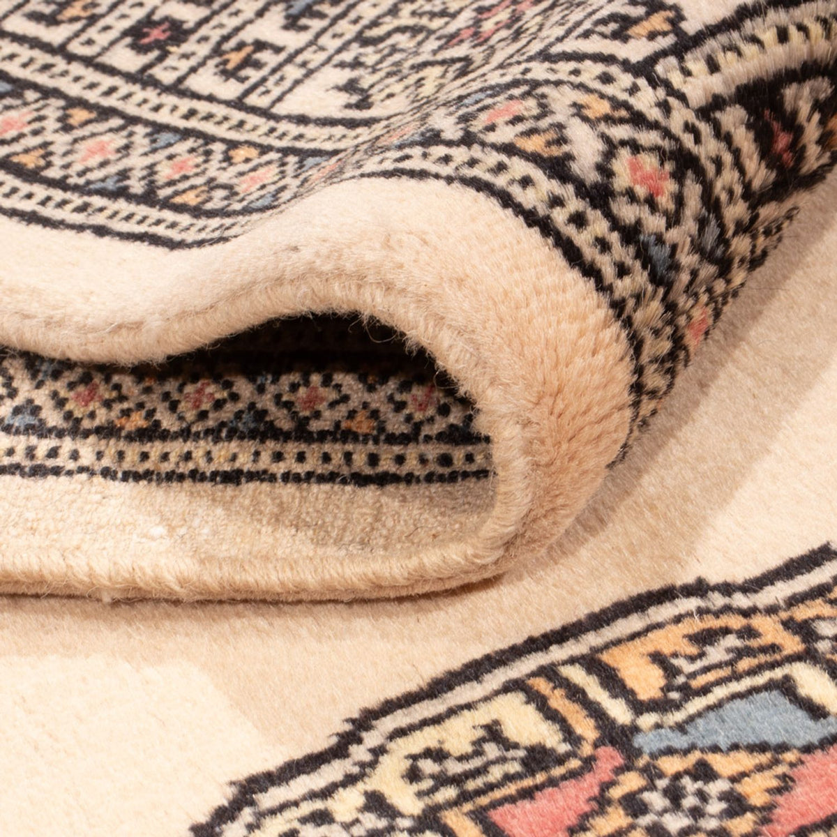 Alfombra de pasillo Alfombra Pakistani - 246 x 78 cm - beige