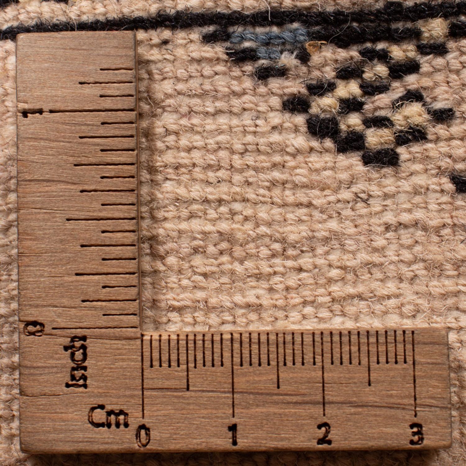 Alfombra de pasillo Alfombra Pakistani - 246 x 78 cm - beige