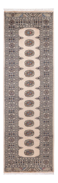 Alfombra de pasillo Alfombra Pakistani - 244 x 77 cm - beige