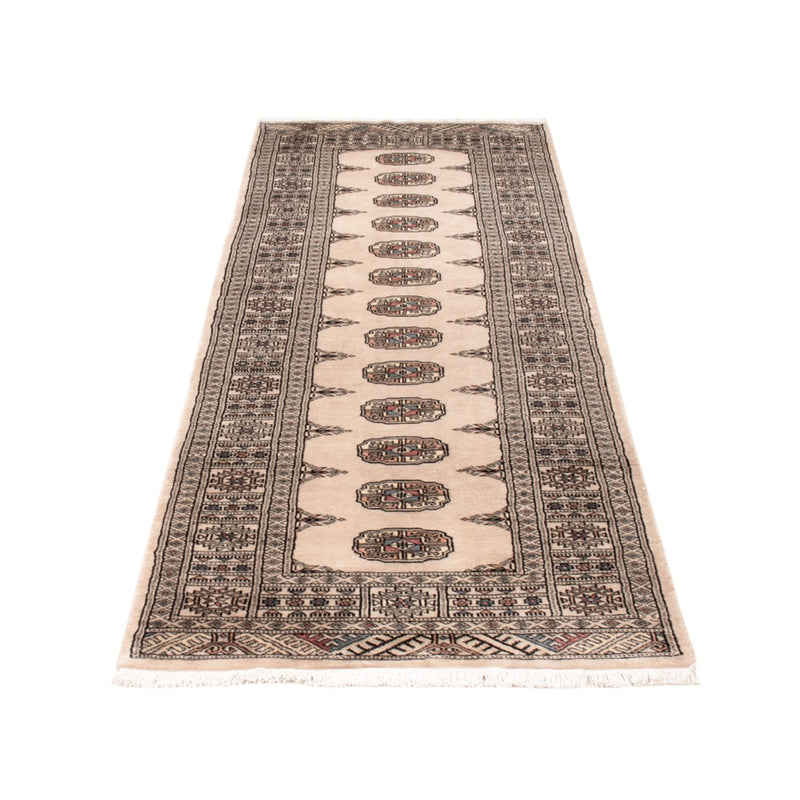 Alfombra de pasillo Alfombra Pakistani - 244 x 77 cm - beige