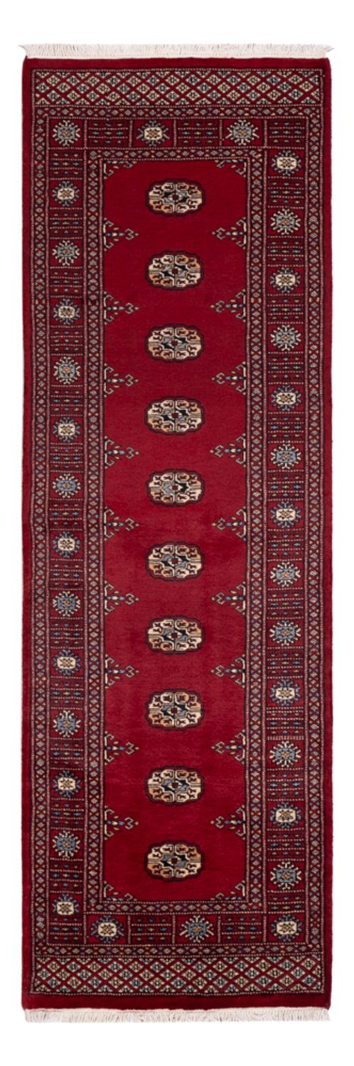Alfombra de pasillo Alfombra Pakistani - 241 x 77 cm - rojo