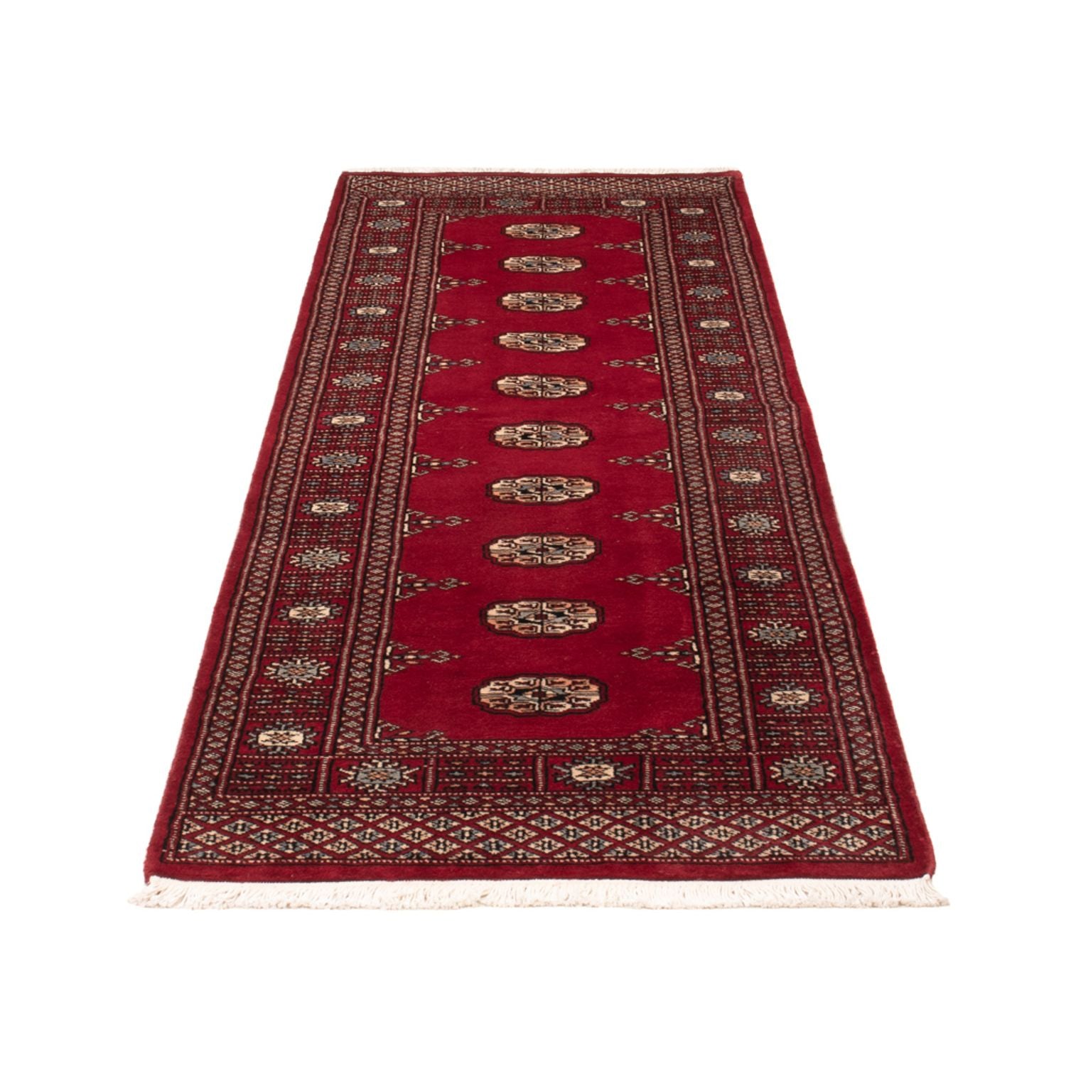 Alfombra de pasillo Alfombra Pakistani - 241 x 77 cm - rojo