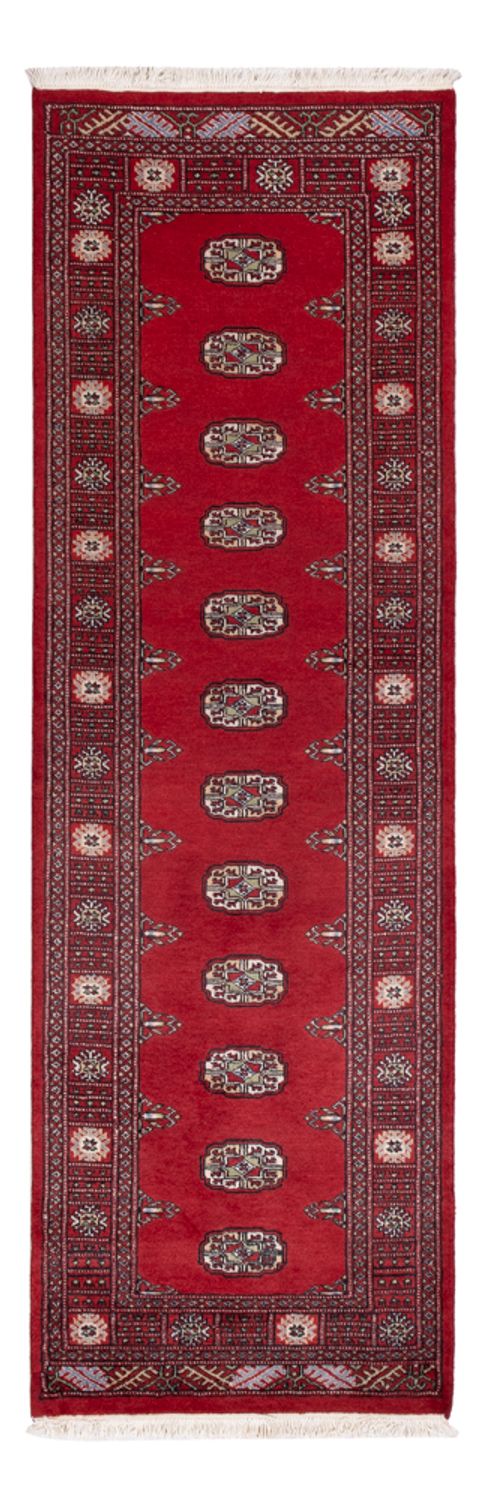 Alfombra de pasillo Alfombra Pakistani - 236 x 77 cm - rojo