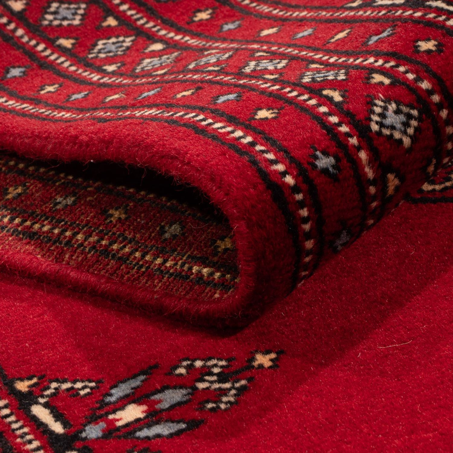 Alfombra de pasillo Alfombra Pakistani - 262 x 77 cm - rojo