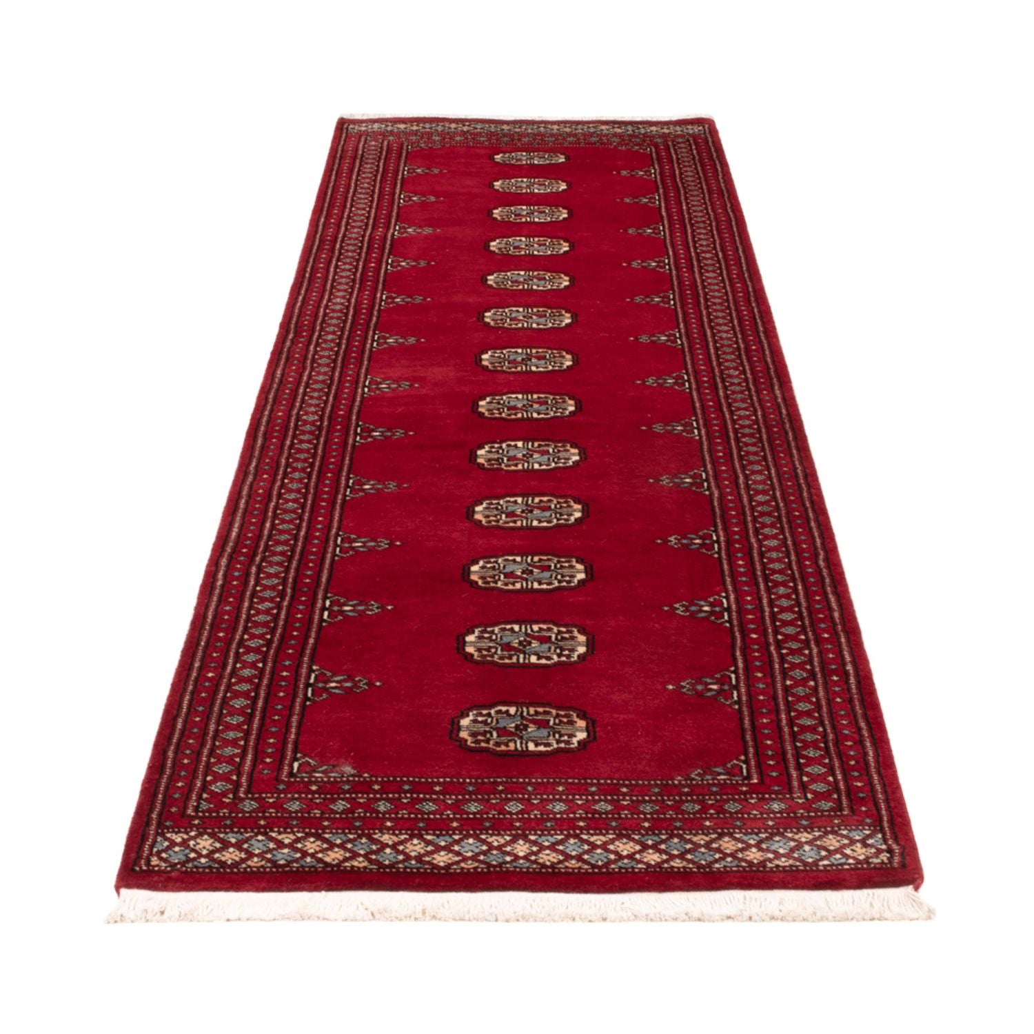 Alfombra de pasillo Alfombra Pakistani - 262 x 77 cm - rojo
