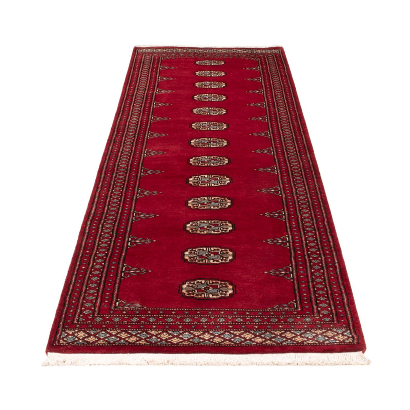 Alfombra de pasillo Alfombra Pakistani - 262 x 77 cm - rojo