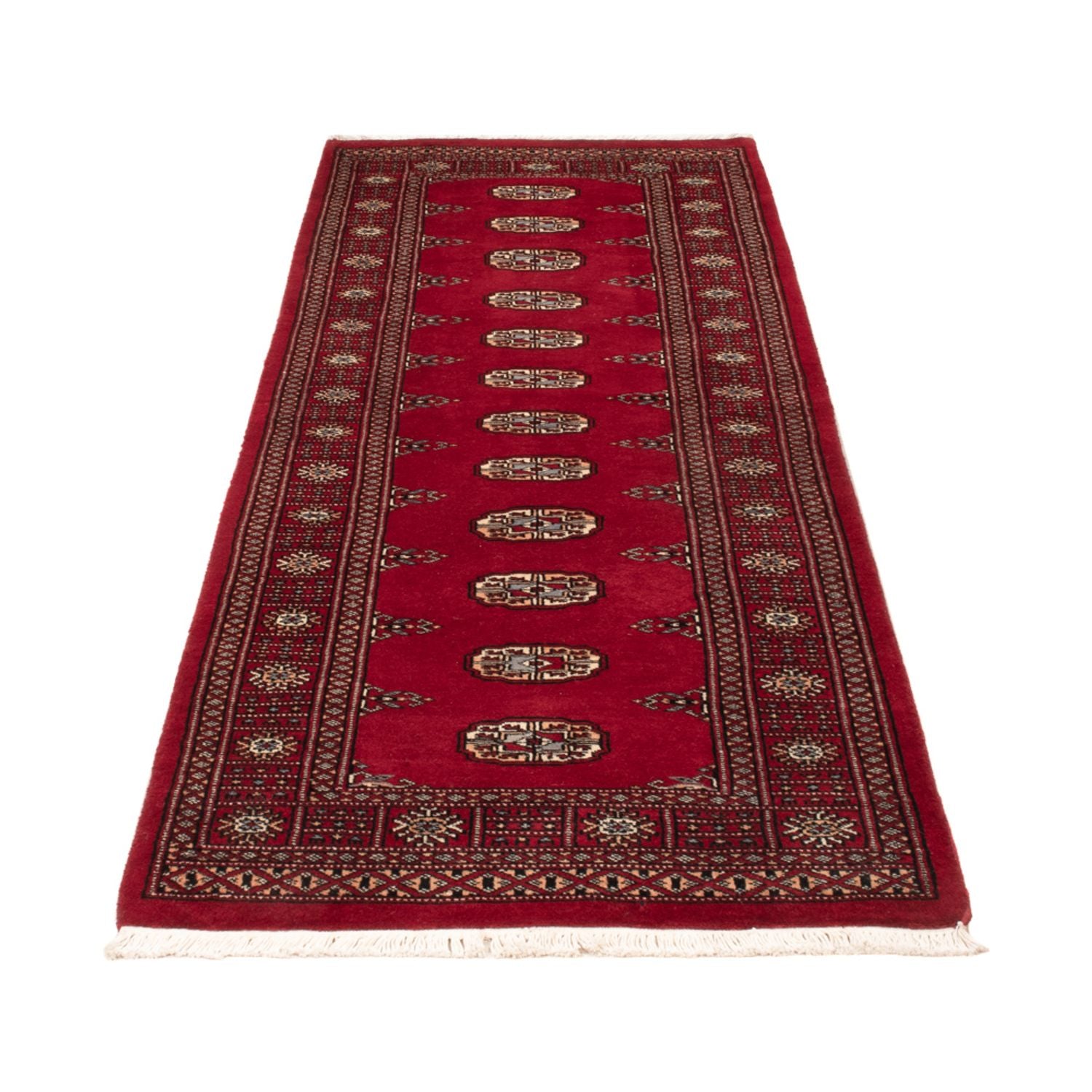 Alfombra de pasillo Alfombra Pakistani - 239 x 79 cm - rojo
