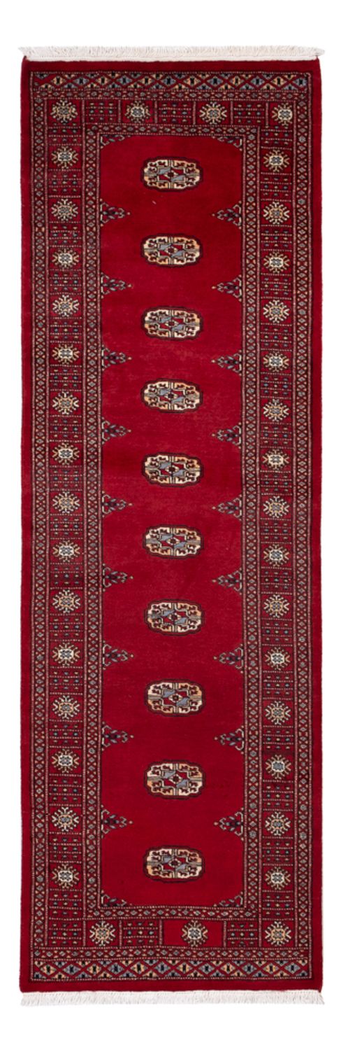 Alfombra de pasillo Alfombra Pakistani - 247 x 79 cm - rojo