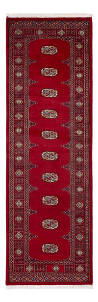 Alfombra de pasillo Alfombra Pakistani - 247 x 79 cm - rojo