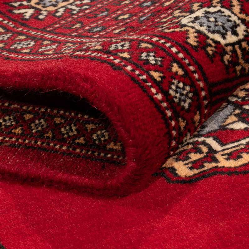 Alfombra de pasillo Alfombra Pakistani - 247 x 79 cm - rojo