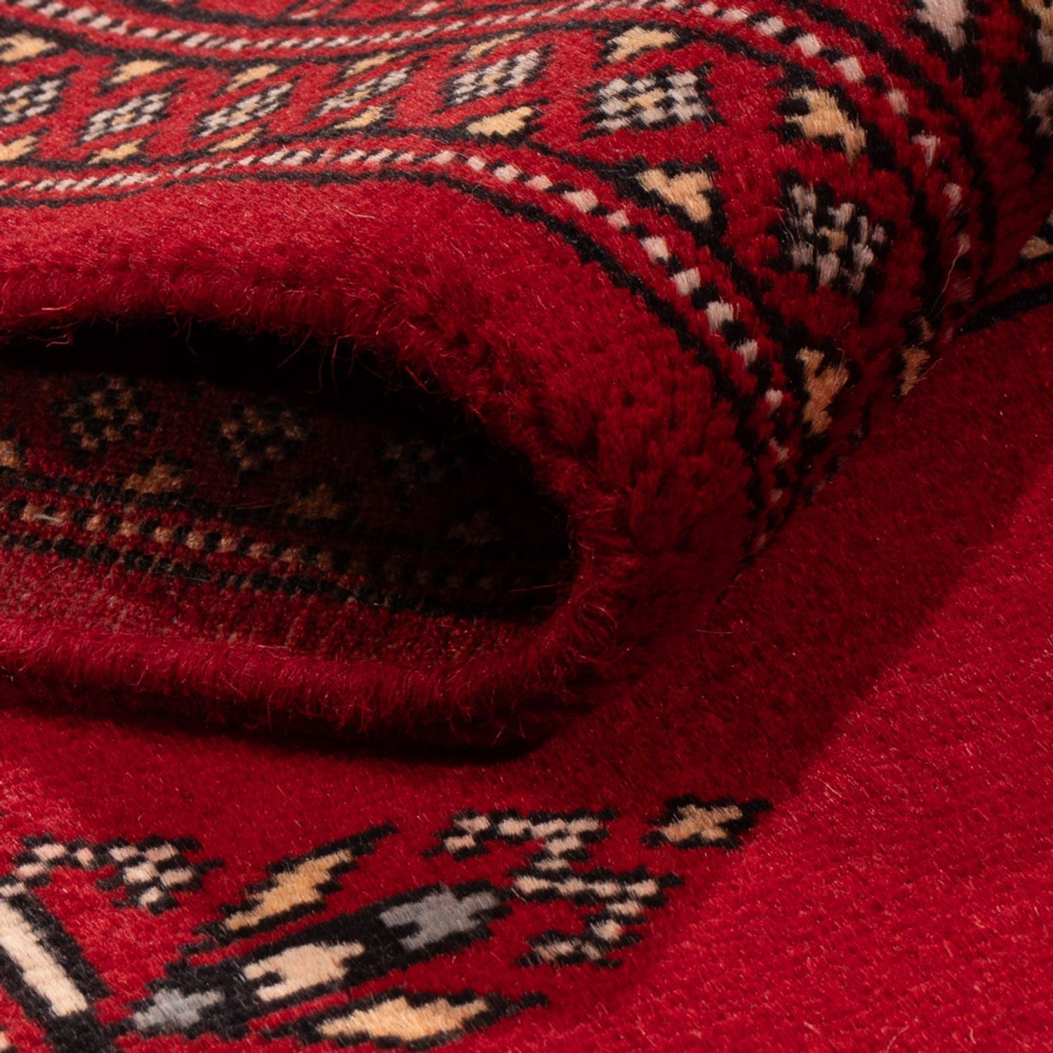 Alfombra de pasillo Alfombra Pakistani - 247 x 77 cm - rojo