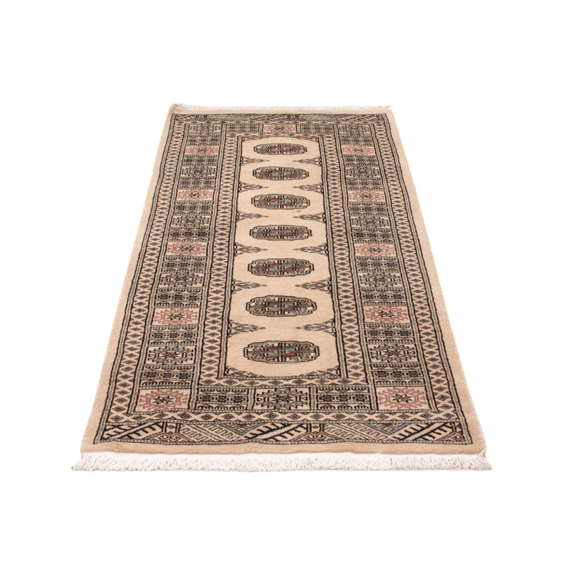 Alfombra de pasillo Alfombra Pakistani - 206 x 77 cm - beige