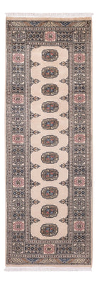 Alfombra de pasillo Alfombra Pakistani - 217 x 76 cm - beige