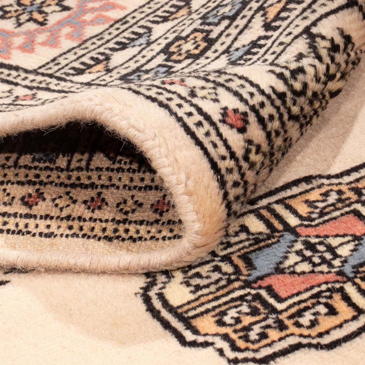 Alfombra de pasillo Alfombra Pakistani - 217 x 76 cm - beige