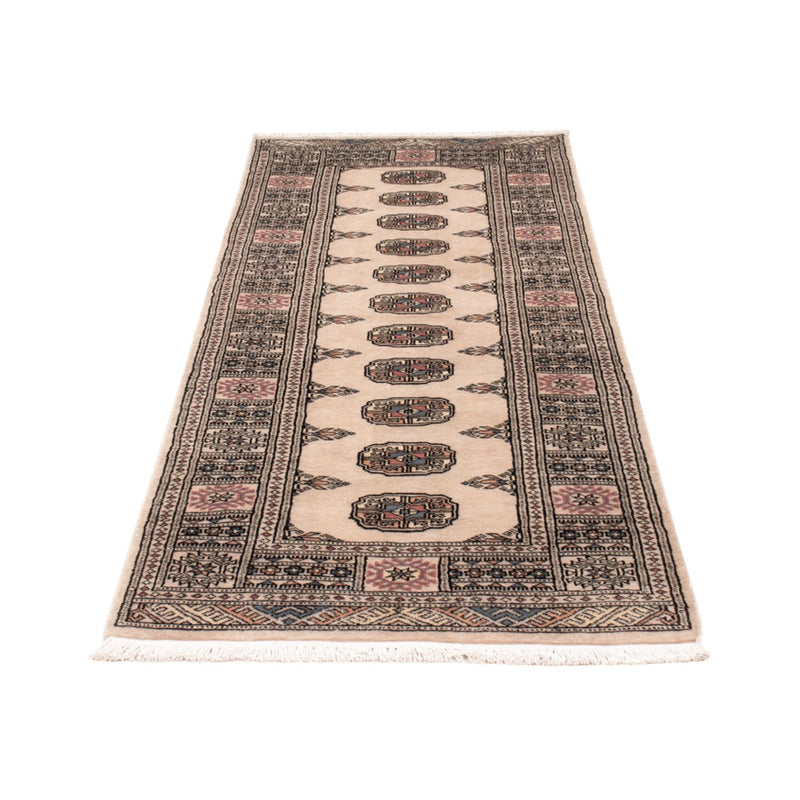 Alfombra de pasillo Alfombra Pakistani - 217 x 76 cm - beige