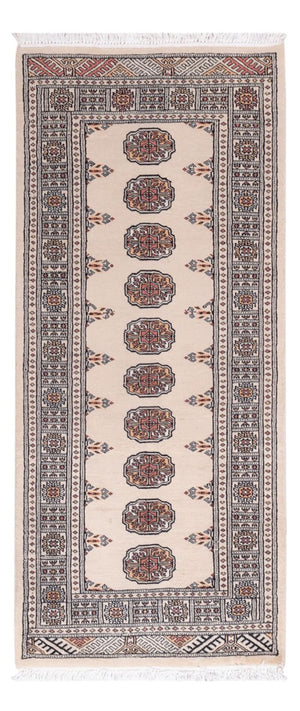 Alfombra de pasillo Alfombra Pakistani - 182 x 77 cm - beige