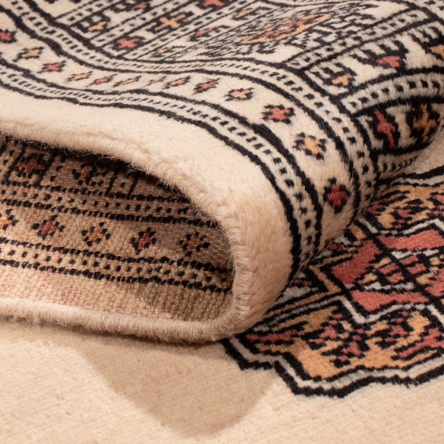 Alfombra de pasillo Alfombra Pakistani - 182 x 77 cm - beige