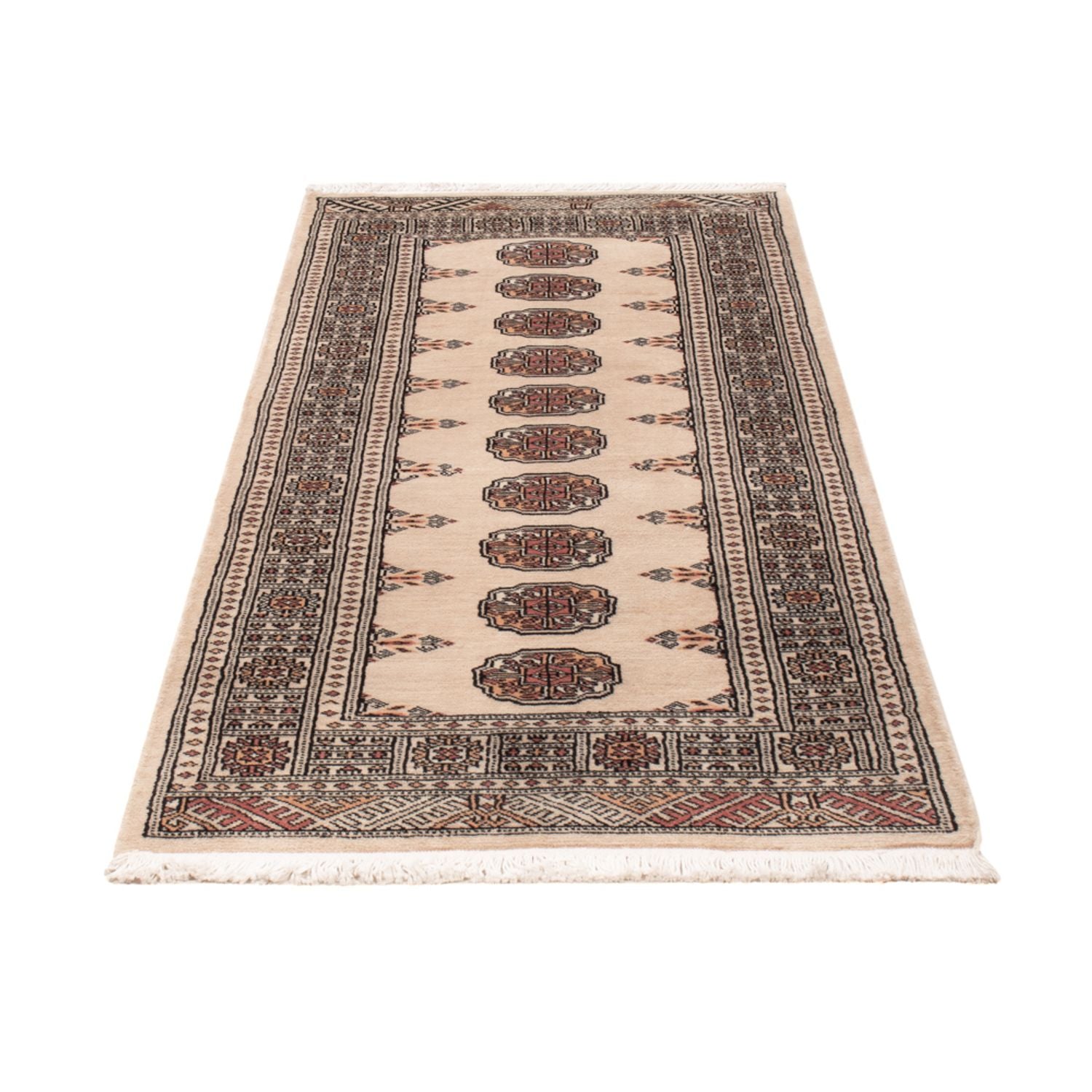 Alfombra de pasillo Alfombra Pakistani - 182 x 77 cm - beige