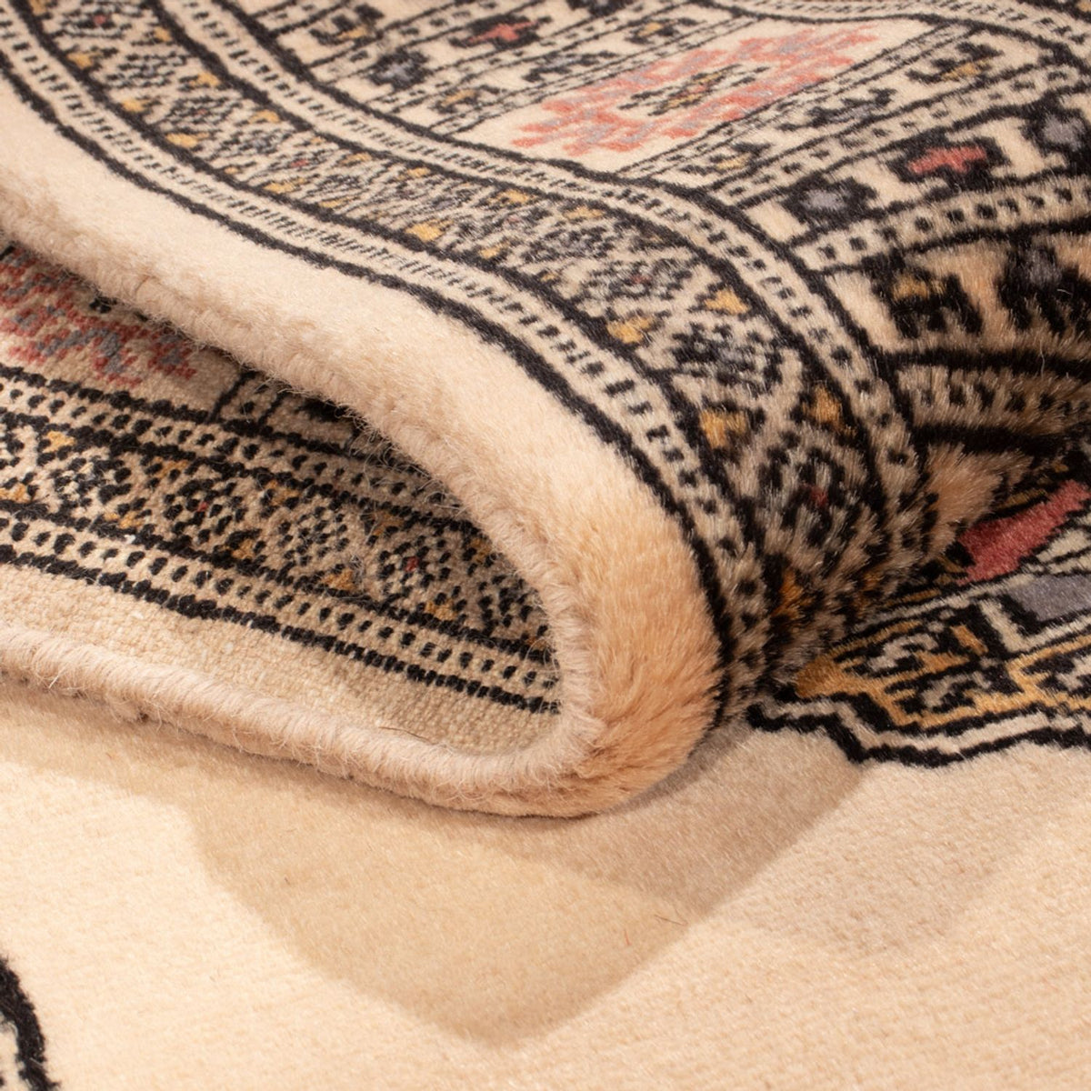 Alfombra de pasillo Alfombra Pakistani - 195 x 77 cm - beige