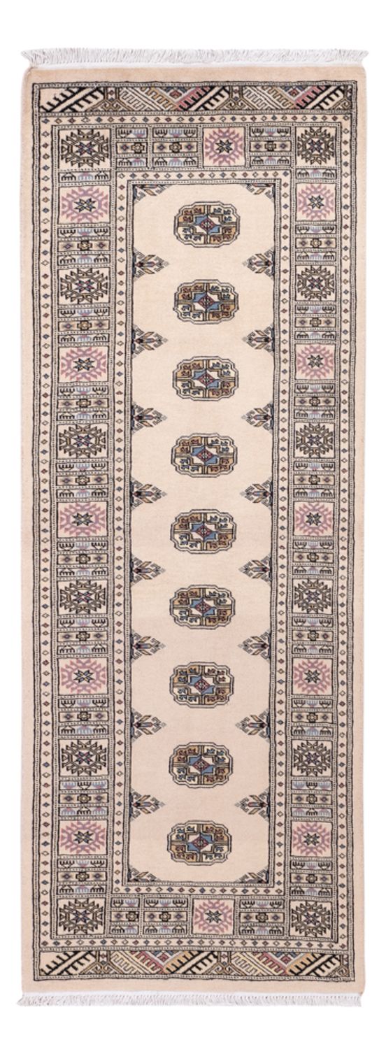 Alfombra de pasillo Alfombra Pakistani - 206 x 75 cm - beige