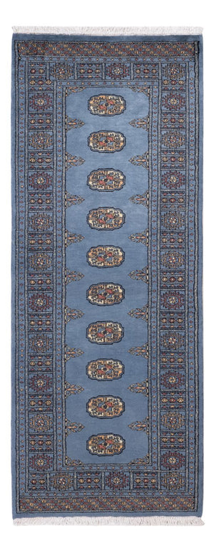 Alfombra de pasillo Alfombra Pakistani - 201 x 77 cm - azul