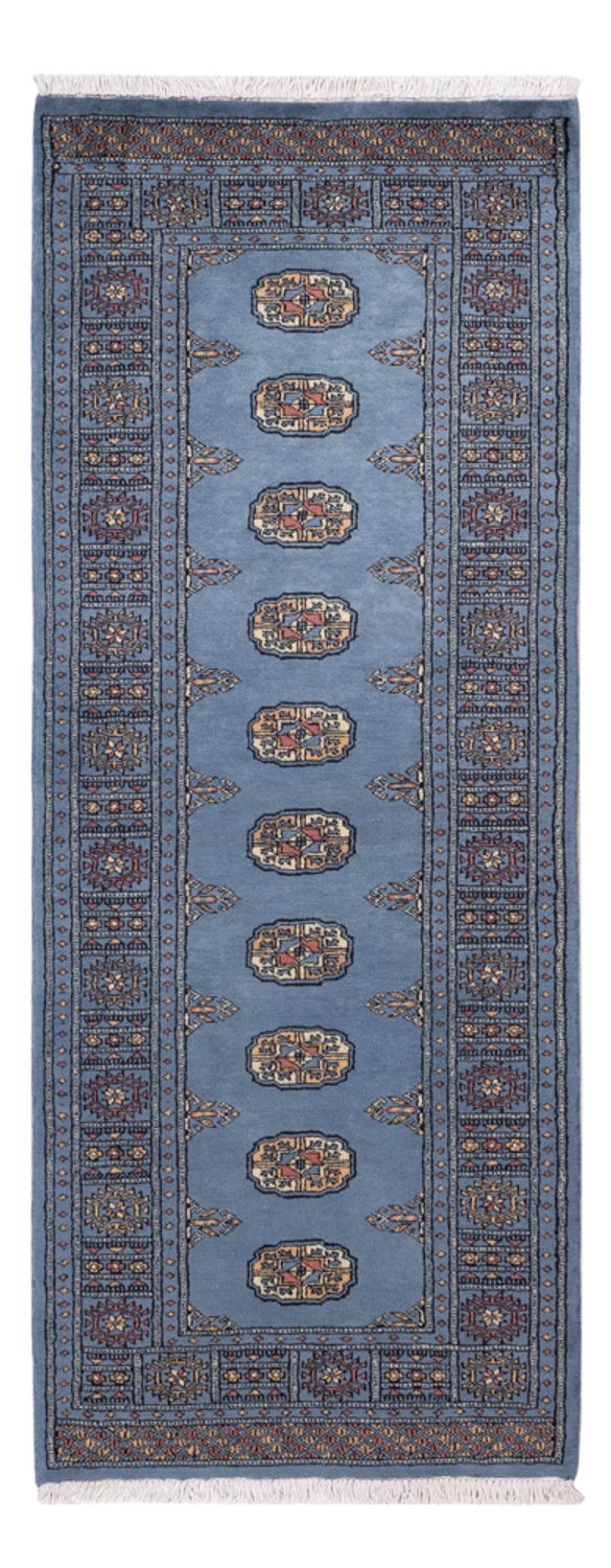 Alfombra de pasillo Alfombra Pakistani - 201 x 77 cm - azul