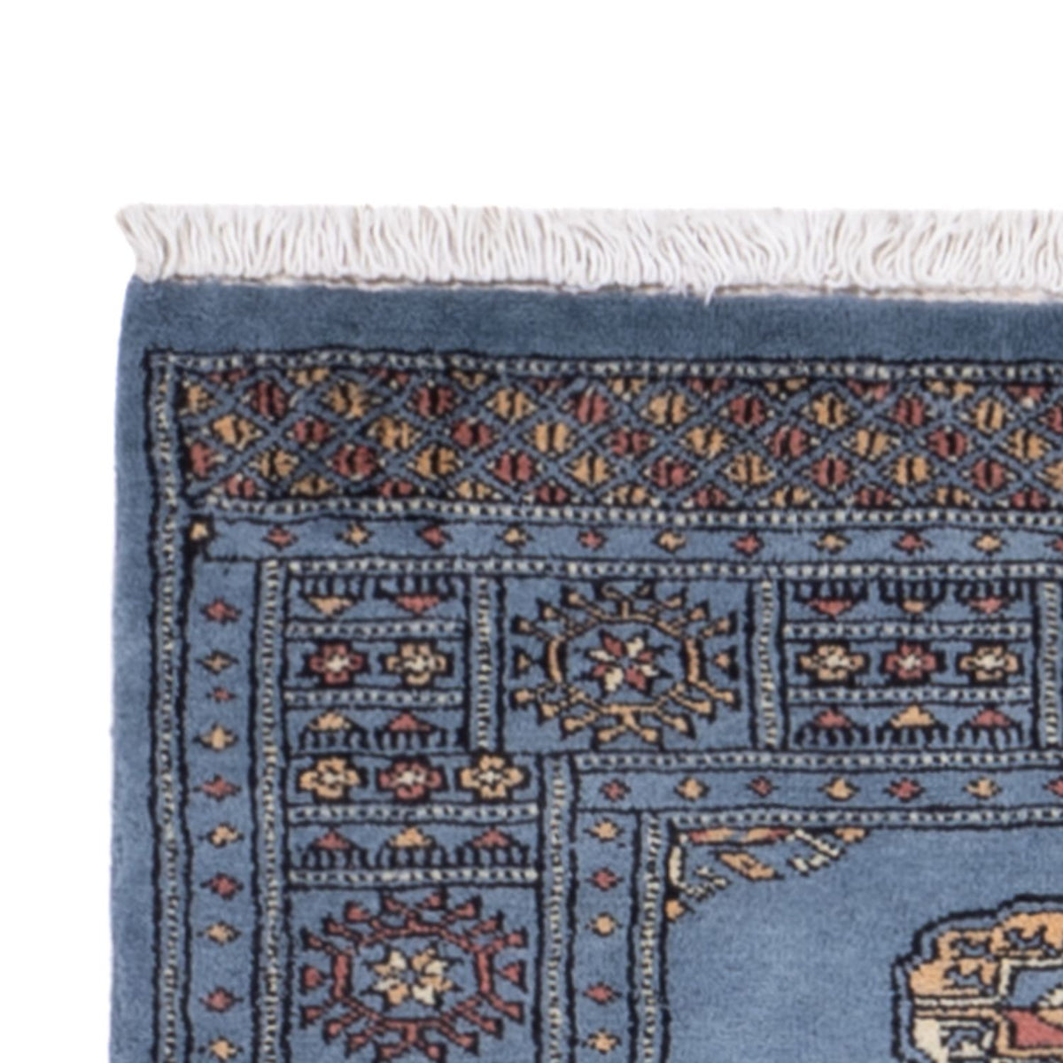 Alfombra de pasillo Alfombra Pakistani - 201 x 77 cm - azul