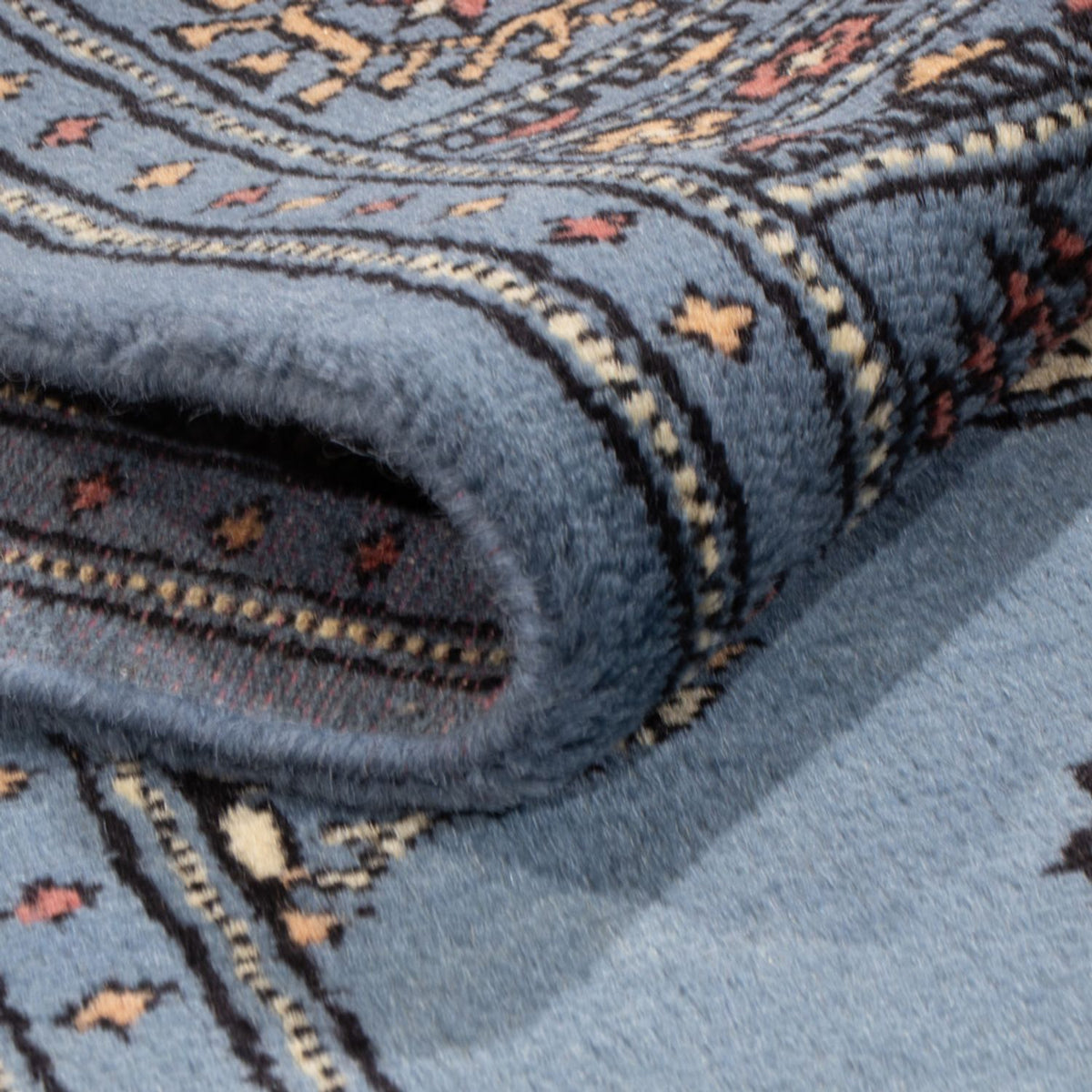 Alfombra de pasillo Alfombra Pakistani - 201 x 77 cm - azul