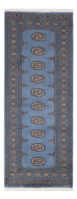 Alfombra de pasillo Alfombra Pakistani - 196 x 77 cm - azul