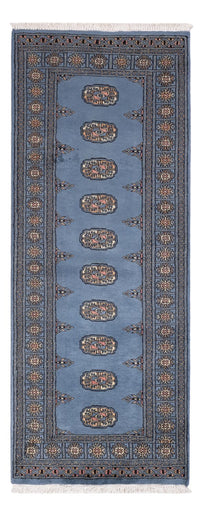 Alfombra de pasillo Alfombra Pakistani - 196 x 77 cm - azul
