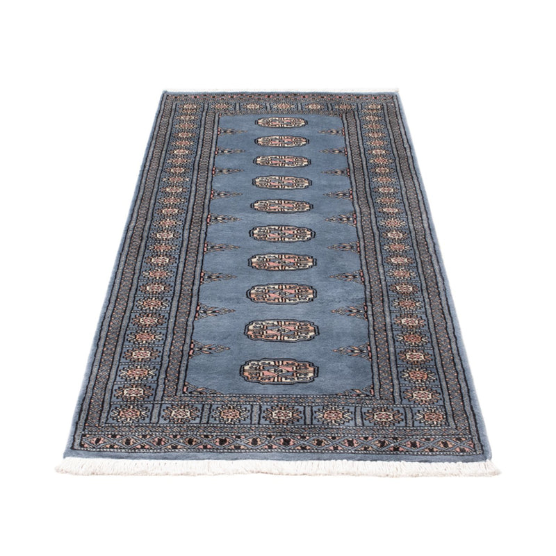 Alfombra de pasillo Alfombra Pakistani - 196 x 77 cm - azul
