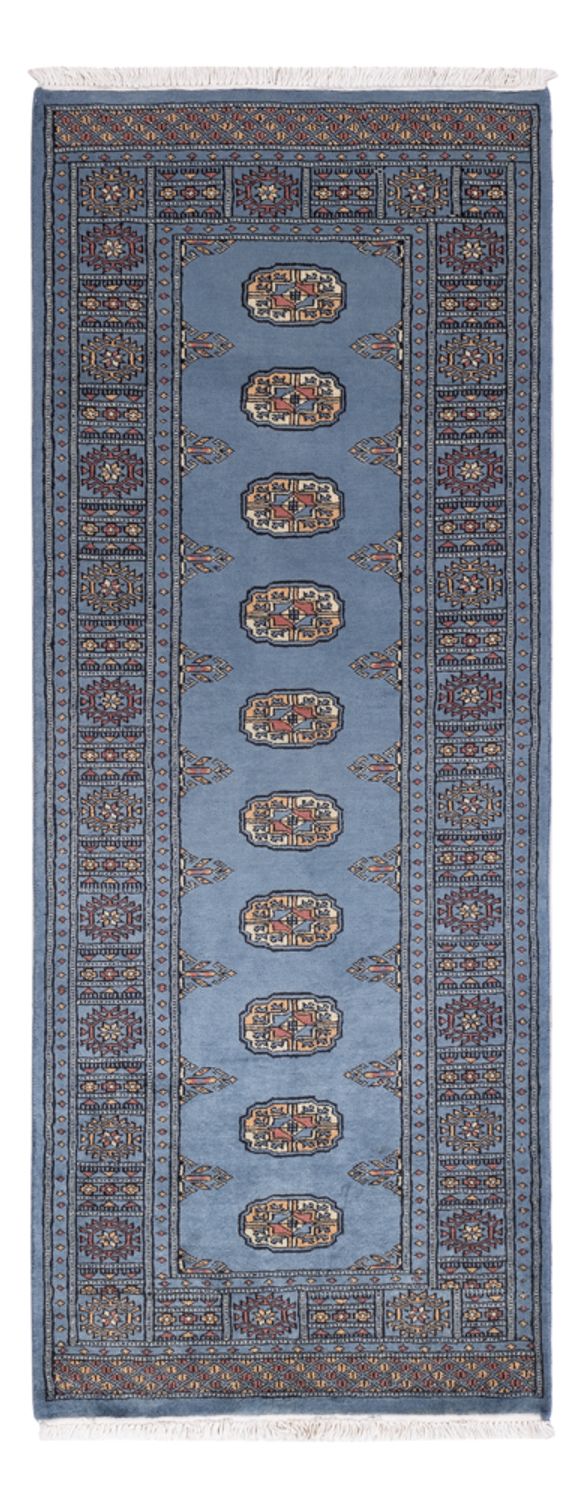 Alfombra de pasillo Alfombra Pakistani - 197 x 77 cm - azul